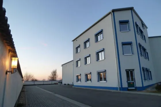 Das fertige Bürogebäude in Kemlitz